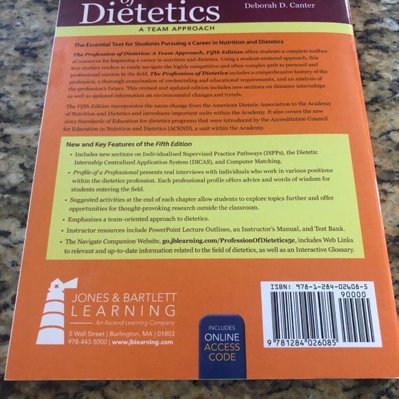 The Profession Of Dietetics A Team Approach, Fifth Edition - Picture 2 of 2